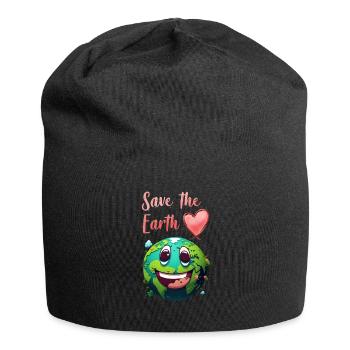 Save the Earth Environmental Protection and Species Conservation - Jersey Beanie - black - Front