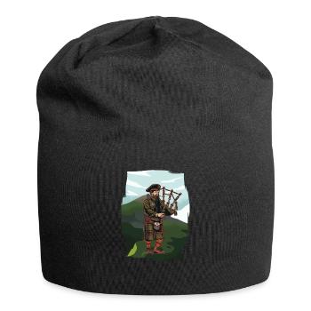 Cornemuse des Highlands écossais cornemuse - Bonnet en jersey - noir - Devant