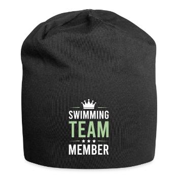 Swimming Team - Jersey Beanie - black - Front