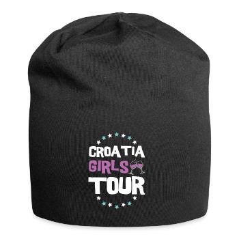 Tournée des filles en Croatie - Bonnet en jersey - noir - Devant