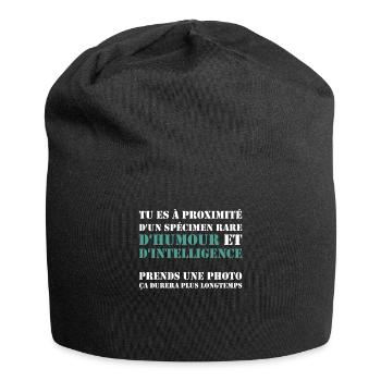 Humour Beauf - Design Amusant pour Homme - Bonnet en jersey - noir - Devant
