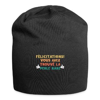 Humour Beauf - Design Amusant pour Homme - Bonnet en jersey - noir - Devant