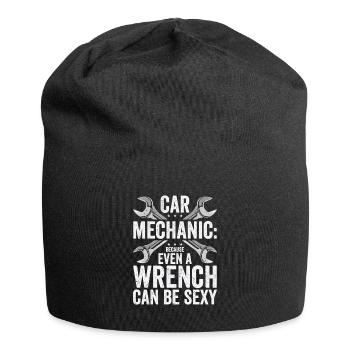 Car Mechanic Auto Engine Repair - Jersey Beanie - black - Front