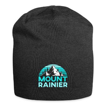 Mount Rainier Mountaineering Summit Sports Hiking - Jersey Beanie - charcoal grey - Front