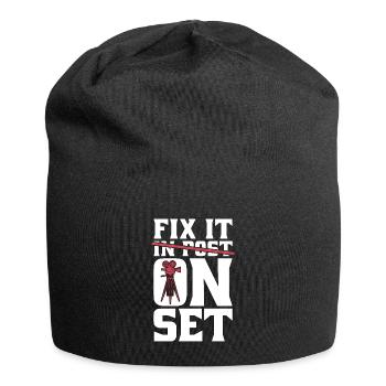 Filmmaking Fix It On Set Cinematographer Filmmaker - Jersey Beanie - black - Front