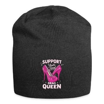 Soutenez votre drag queen Pride locale - Bonnet en jersey - charbon - Devant
