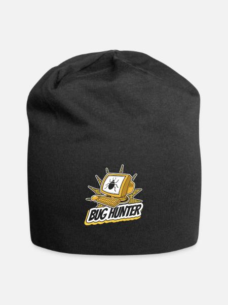 Bug Hunter Softwareingenieur Developer Coder - Jersey-Beanie - Schwarz