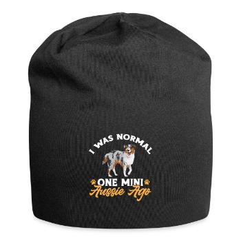 Miniature Australian Shepherd - Jersey Beanie - black - Front