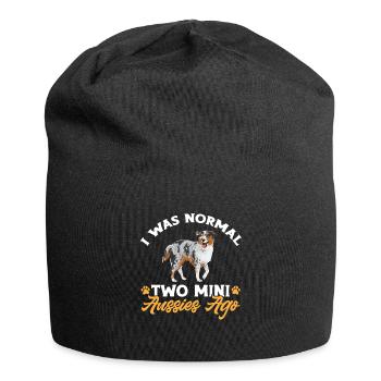 Berger australien miniature - Bonnet en jersey - noir - Devant