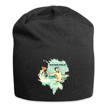 Wasserball - Die härtesten Sportler - Jersey-Beanie - Schwarz - Vorne