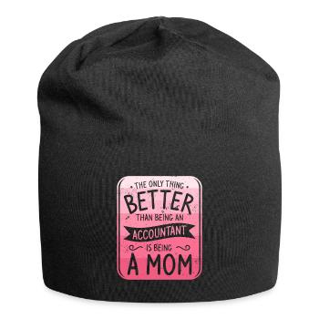 Ich bin die verrückte Reha-Krankenschwester, vor der sie dich gewarnt haben - Jersey-Beanie - Schwarz - Vorne