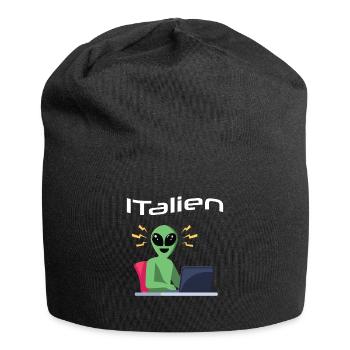 ITalien Alien Informatiker Hacker Coder - Jersey Beanie - black - Front