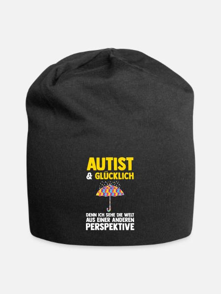 Autismus Autist Autisten - Jersey-Beanie - Schwarz