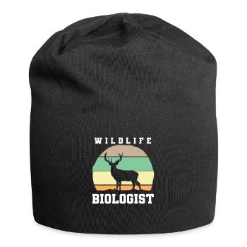Biologiste de la faune Wildtierbiologe - Bonnet en jersey - noir - Devant
