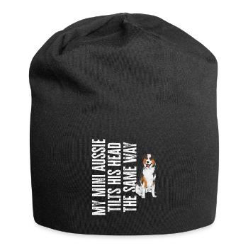 Miniature Australian Shepherd - Jersey Beanie - black - Front