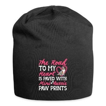 Miniature Australian Shepherd - Jersey Beanie - black - Front