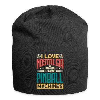 Flipper Retro Pinball Flipperautomat Bumper - Jersey Beanie - black - Front