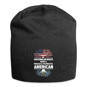 Né: Guatemala, Guatemala, Américain, États-Unis - Bonnet en jersey - noir - Devant