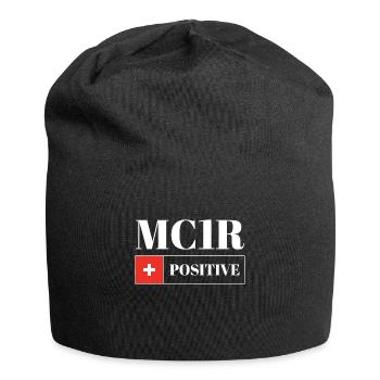 MC1R Positive Rothaarig Rote Haare - Jersey-Beanie - Schwarz - Vorne