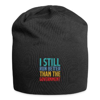 Amputation Amputieren Prothese Geschenk - Jersey-Beanie - Schwarz - Vorne