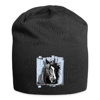 Cheval - Bonnet en jersey - noir - Devant