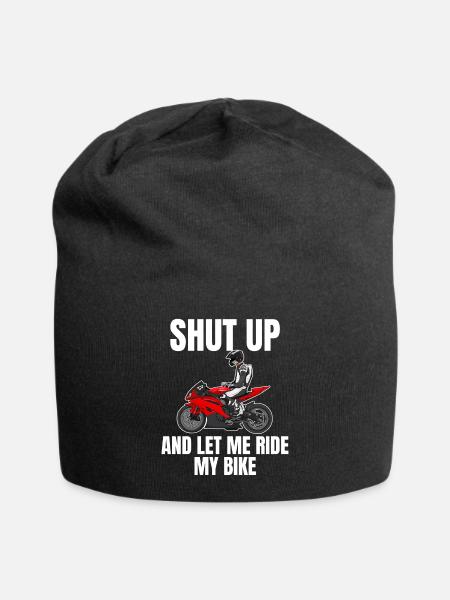 Motorcycle Lifestyle / Motorcycle / Motorcycles biker - Jersey Beanie - black