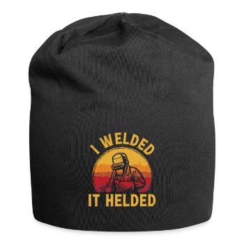 Je l’ai soudé Helded - Bonnet en jersey - noir - Devant