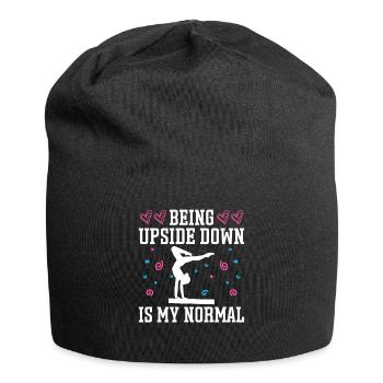 Funny Gymnastics for Girls - Jersey Beanie - black - Front