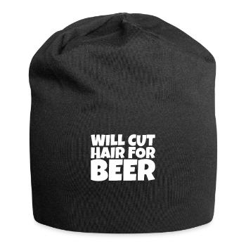 Coiffeur Barbier Coiffeur Beer Lover Gift - Bonnet en jersey - noir - Devant