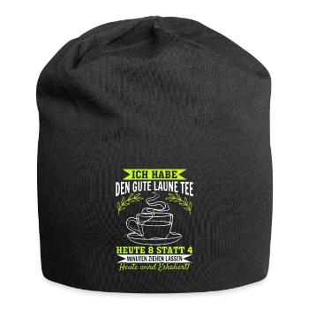 Gute Laune Tee Eskalation Lustiges gute laune - Jersey-Beanie - Schwarz - Vorne