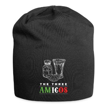 The Three Amigos Tequila Alkohol - Jersey-Beanie - Schwarz - Vorne