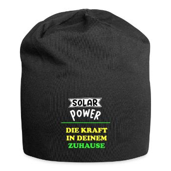 Solar Power Solar Kraft Eigenheim Hausbesitzer - Jersey-Beanie - Schwarz - Vorne