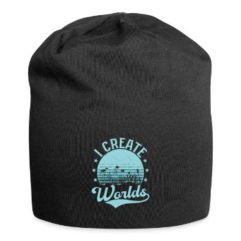 Je crée Worlds Aquarium Owner Fish Keeping - Bonnet en jersey - noir - Devant