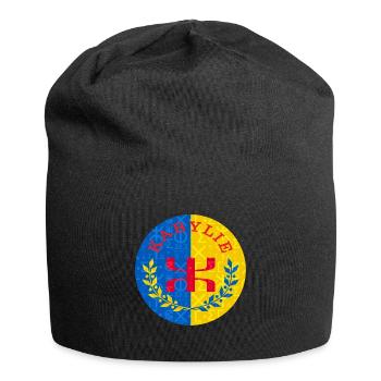 Kabylie flag - Tifinagh script - Jersey Beanie - black - Front