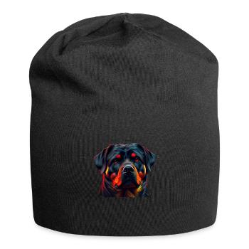 Rottweiler Hund Hunde Welpe Hundehalter Rottweiler - Jersey-Beanie - Schwarz - Vorne