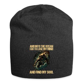 Tauchen Taucher Taucherin - Jersey-Beanie - Anthrazit - Vorne