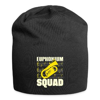 Euphonium Squad Baritone Player Gift Idea - Jersey Beanie - black - Front