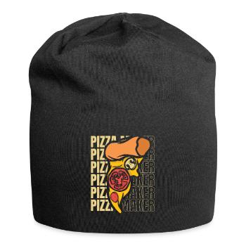 pizza maker pizza oven pizza pizza tray pizza maker - Jersey Beanie - black - Front