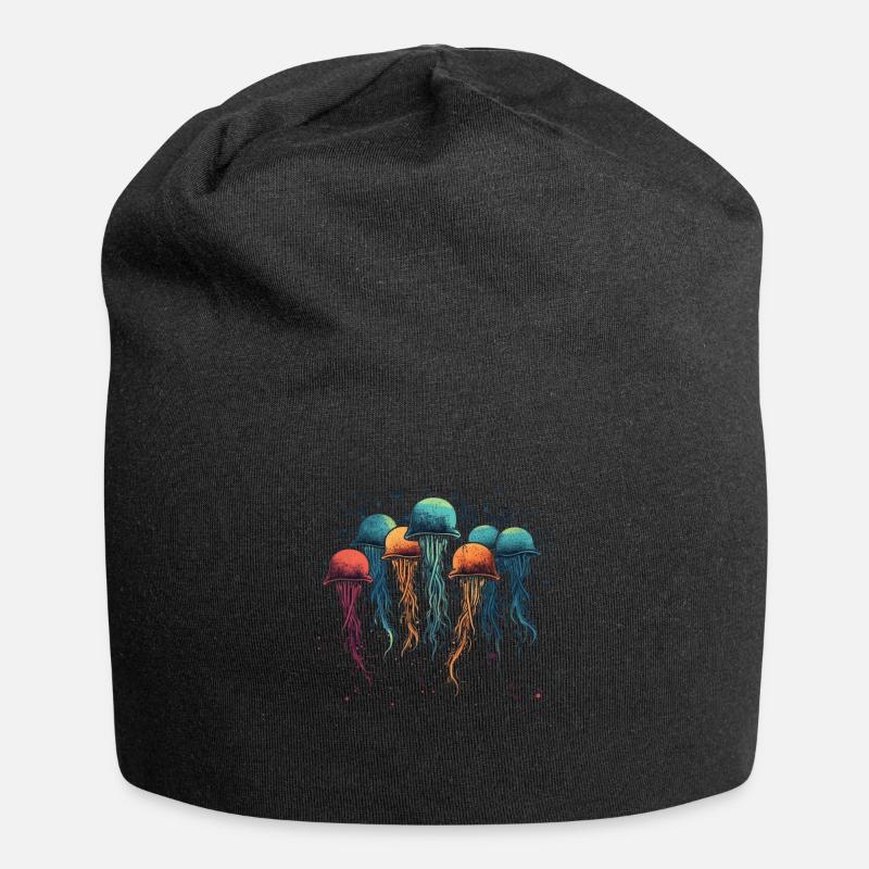 Jellyfish - Jersey Beanie - black
