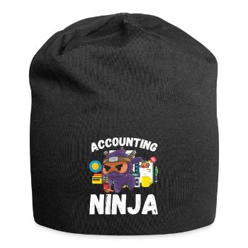 Ninja de la comptabilité - Bonnet en jersey - noir - Devant