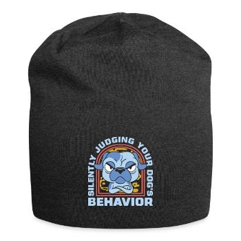 Animal Trainer Silently Judging Your Animal Rescue - Jersey Beanie - charcoal grey - Front