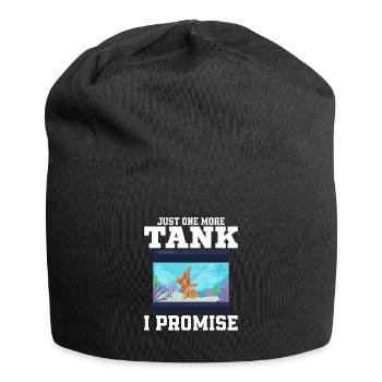 Juste un aquarium de plus que je promets à l’aquarium de garde de poissons - Bonnet en jersey - noir - Devant