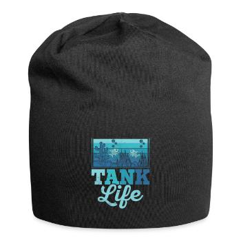Tank Life Aquarium Propriétaire Garde de poissons - Bonnet en jersey - noir - Devant