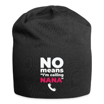 Grandparents Day Grandma Spoiling Favorite - Jersey Beanie - black - Front