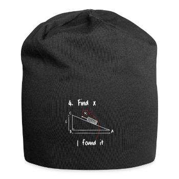 Find X Mathematics Math - Jersey Beanie - black - Front