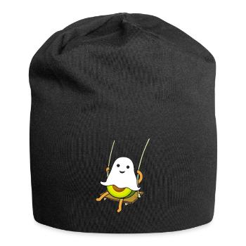 Avocado Swing Halloween Avocado Ghost - Bonnet en jersey - noir - Devant