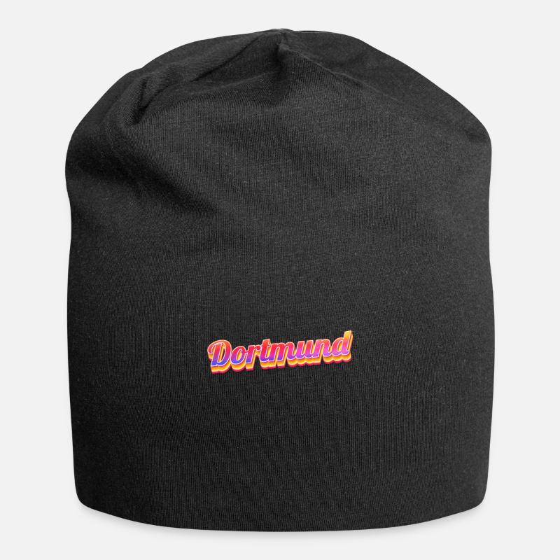 Dortmunderin Dortmunder Dortmund - Jersey-Beanie - Schwarz