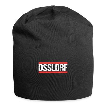 Düsseldorferin Düsseldorfer Düsseldorf - Jersey-Beanie - Schwarz - Vorne