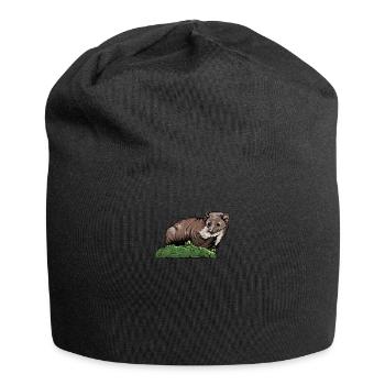 Stone marten I house marten game hunting motif for hunters - Jersey Beanie - black - Front
