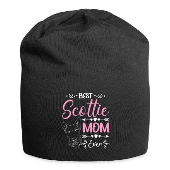 Scottish Terrier Scottie Dog - Jersey Beanie - black - Front